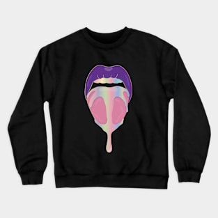 Violet Flowers Crewneck Sweatshirt